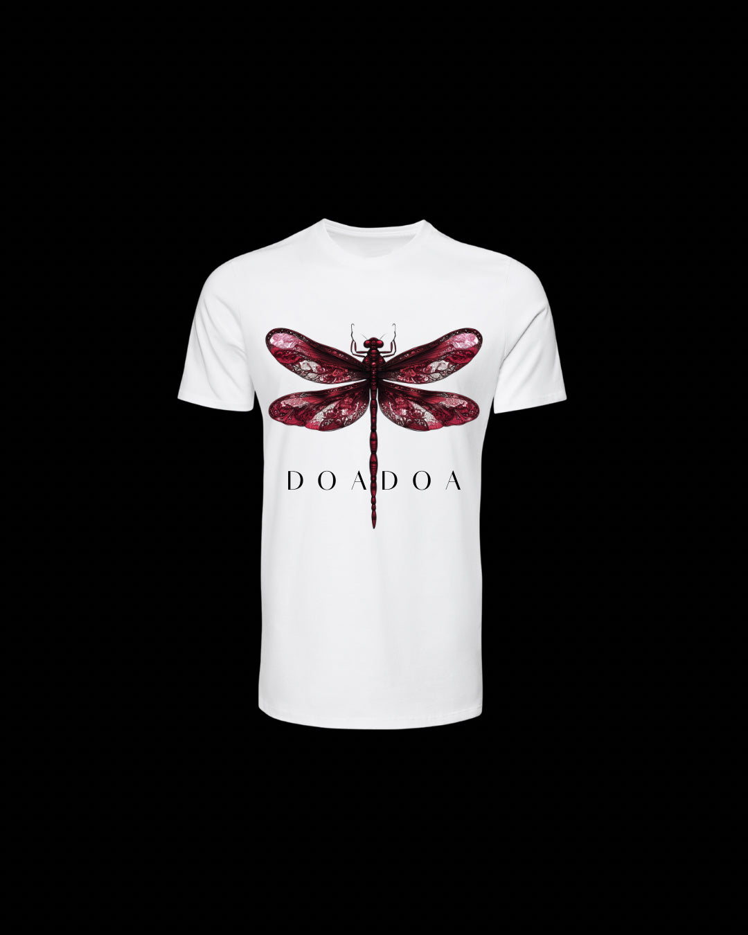 DOADOA Women Dragonfly Statement Tee
