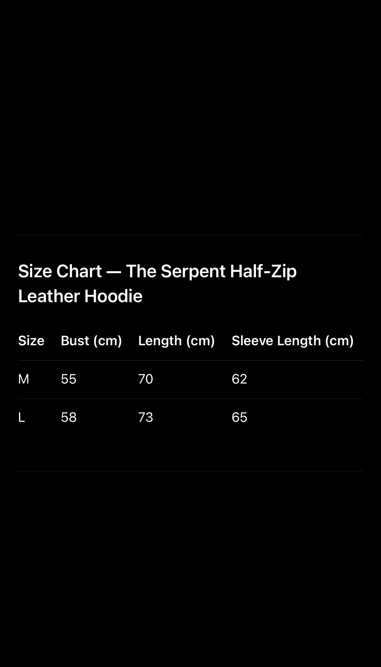 Serpent Half Zip Hoodie